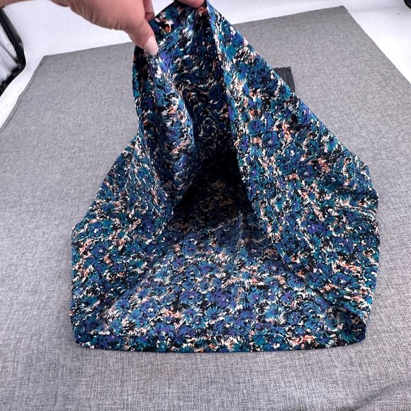 Johnny Martin Dress Spaghetti Straps Zipper Front Gray Teal Blue Small‎ Stretch - Picture 14 of 15